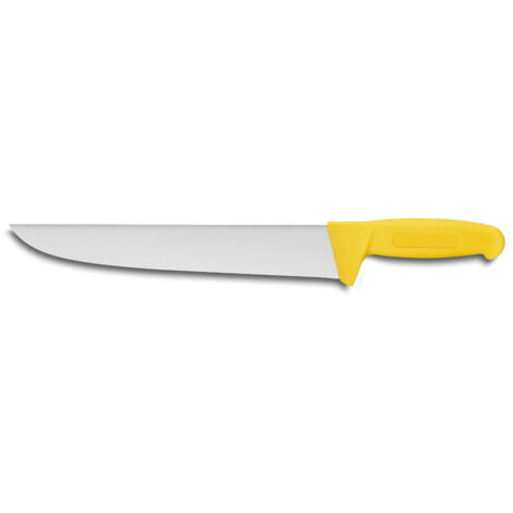 Couteau de Boucher Lame 280MM Couleur Jaune - L2G
