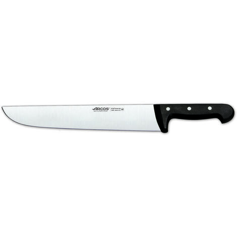 Couteau de boucherie Arcos Universal 283304 de Nitrum Steel, avec Mango de Polyoxyméthylène et lame de 30 cm dans un étui.