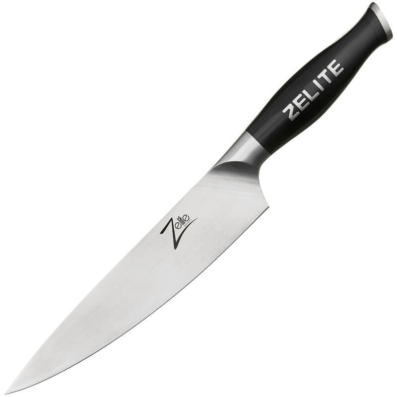 Couteau de chef 8" série Comfort Pro 56 hrc inox - Noir