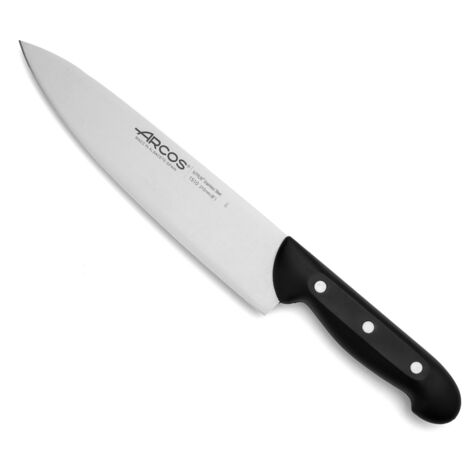 Couteau de chef Arcos Maitre 151000 en acier inoxydable Nitrum et mango en polypropylène avec lame de 21,5 cm sous blister.
