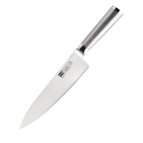 Couteau de chef professionnel en Inox - Tsuki - Lame 20 cm