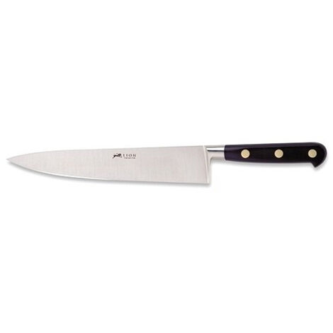 Couteau de cuisine lame inox 25cm - Lion Sabatier - 725350 - noir