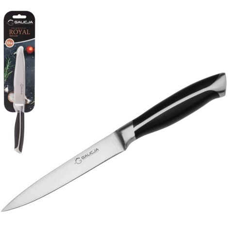 Couteau de cuisine universel pour couper 12 cm ROYAL en acier inoxydable noir