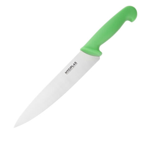 Couteau de cuisine vert 218mm - HYGIPLAS