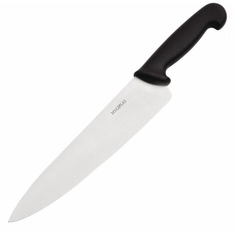 Couteau de Cuisinier 255 mm Noir - Hygiplas