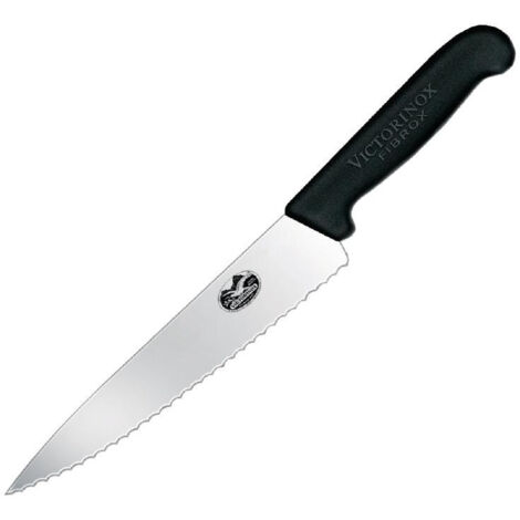 Couteau de Cuisinier - Lame Dentée 220 mm - Victorinox