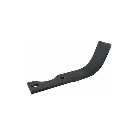 Couteau De Fraise Droit Adaptable Motobineuse Agria. L: 221mm, Alésage ø 10,5mm, Entraxe 66/73mm.