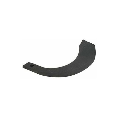 Couteau de fraise droit pour fraise arrière adaptable sur KUBOTA, ISEKI, YANMAR - L: 238mm, hauteur 40 mm, trou diamètre 10,5 mm