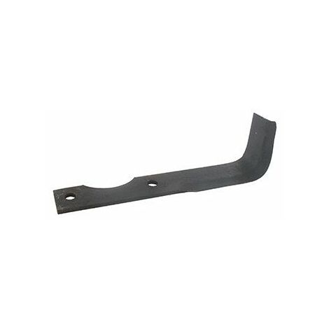Couteau De Fraise Droit Pour Motobineuse Adaptable Sur Agria, Remplace Origine 1250-172 23. L: 205mm, Alésage ø 9mm, Entraxe 70m