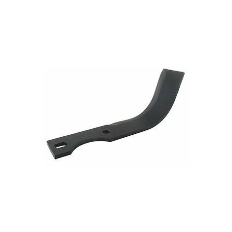 Couteau De Fraise Gauche Adaptable Motobineuse Agria. L: 221mm, Alésage ø 10,5mm, Entraxe 66/73mm.