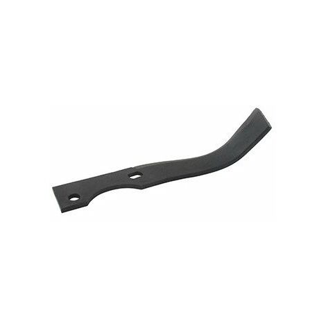 Couteau De Fraise Gauche Adaptable Motobineuse Benassi Modèles Bl-90. L: 217mm, Alésage ø 10,5mm, Entraxe 70mm.