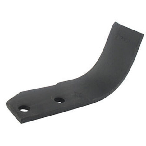 Couteau De Fraise Gauche Pour Fraise Arrière Adaptable Sur Carraro. L: 178mm, Alésage ø 12,5mm, Entraxe 45mm. Type Labour.