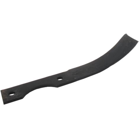 Couteau De Fraise Gauche Pour Motobineuse Adaptable Sur Agria - L: 198mm, Alésage ø 8,5mm, Entraxe 70mm. Type Bineur. Remplace O