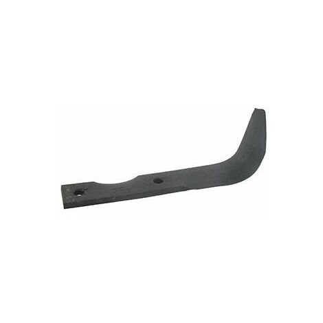 Couteau De Fraise Gauche Pour Motobineuse Adaptable Sur Hako - Remplace Origine E014-210. L: 190mm, Alésage 9mm, Entraxe 72mm. T