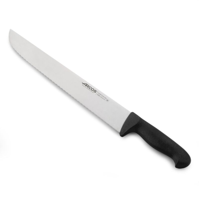 Couteau de poissonnier (nacré) Arcos Couleur - Prof 2925252525 acier inoxydable Nitrum et mango lame ergonomique en polypropylène noir et lame de 35