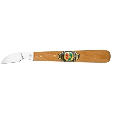 Couteau à tailler 165mm oblique 4000815410 – Acier spécial au carbone – Précision pour sculpture et marqueterie – Kirschen