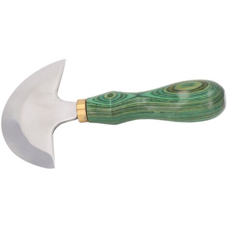 Couteau de Sculpture en Cuir avec Manche en Bois - Acier Inoxydable, Tranchant Professionnel, Outil DIY