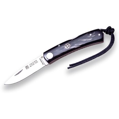 Couteau de sport Serrana Joker Serrana, caches en corne de buffle, lame de 7 cm, avec verrou, avec étui de présentation, NF132 + carte cadeau multifonctions