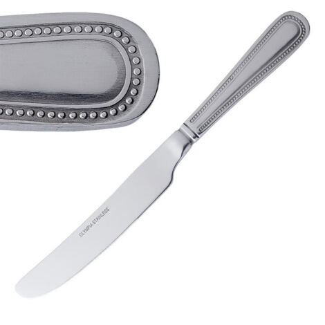 Couteau de Table 225 mm Bead Lot de 12 Olympia