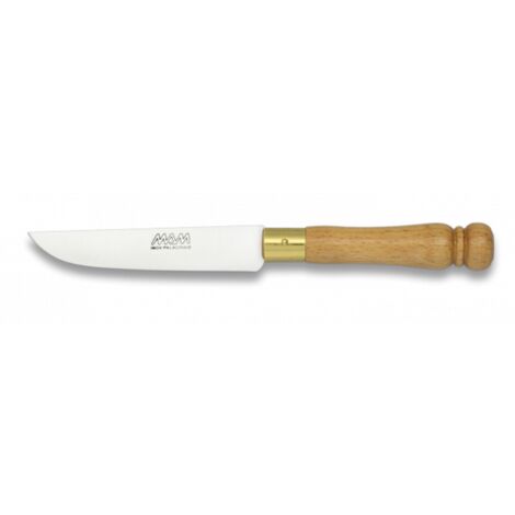 Couteau de table Mam, Mango Ferrule en bois, ferrule en laiton, 10.3cm lame en acier inoxydable, 17409