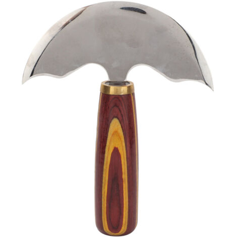 Couteau de Travail à Tête Ronde pour Cuir, Outil de Correction et Découpe DIY (Grand Modèle)