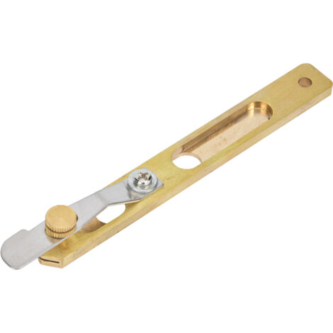 Couteau de Travail du Cuir en Laiton Multifonction pour Artisanat et DIY