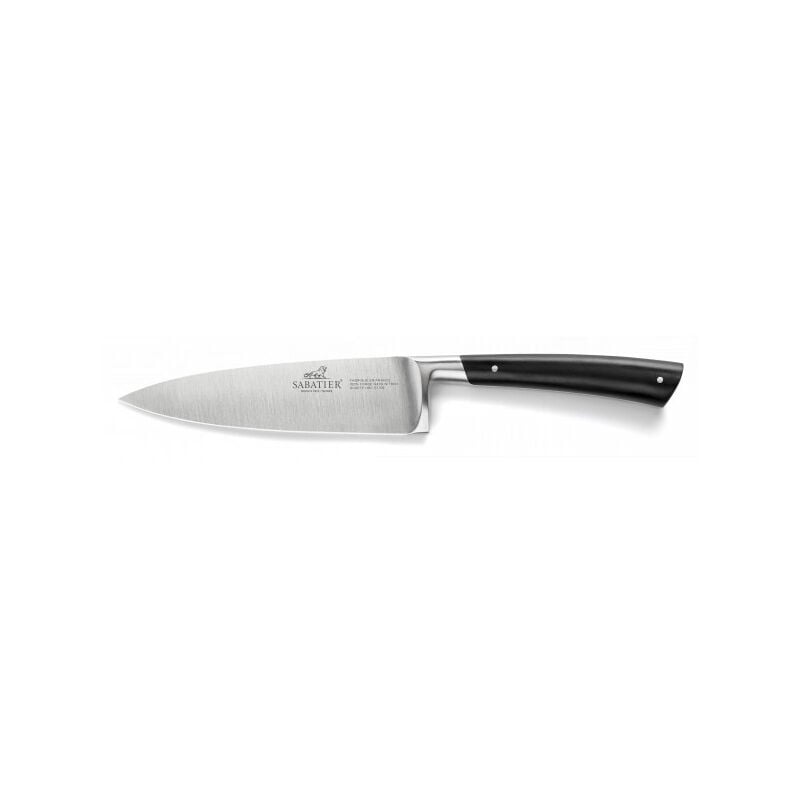 Couteau du chef 15cm acier 4116 nitro+ Lion Sabatier 806480 - noir