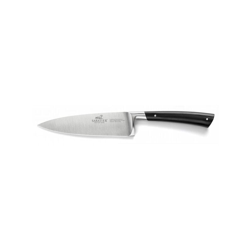 Lion Sabatier - Couteau du chef 15cm acier 4116 nitro+ 806480 - noir