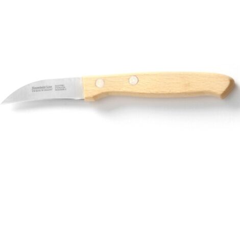 Couteau éplucheur avec manche en bois modèle courbé Bois (L)165 mm - Hendi