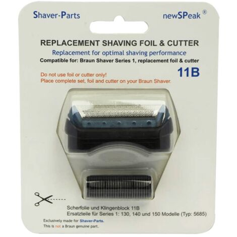 COUTEAU ET GRILLE RASOIR COMBIPACK / 11B ADAPTABLE POUR PETIT ELECTROMENAGER SHAVER-PARTS - 172.381