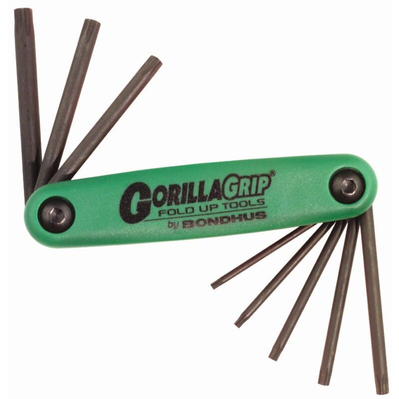 Fegemu - Couteau GorillaGrip® avec 8 clés Torx T6 - T25 Bondhus 12632