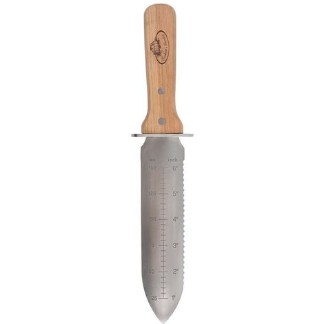 Couteau Hori Hori avec fourreau 32 cm. Naturel. Marque : Esschert Design. Réf. : GT115 - Naturel