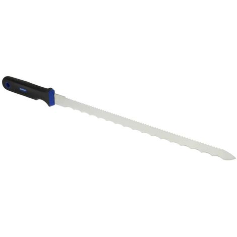 Couteau inox 400mm pour isolant -manche ergonomique-2 utilisations