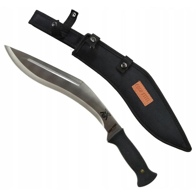 COUTEAU MACHETTE ÉPÉE XXL 45CM Full Tang 420 ACIER INOXYDABLE Baïonnette + COUVERCLE
