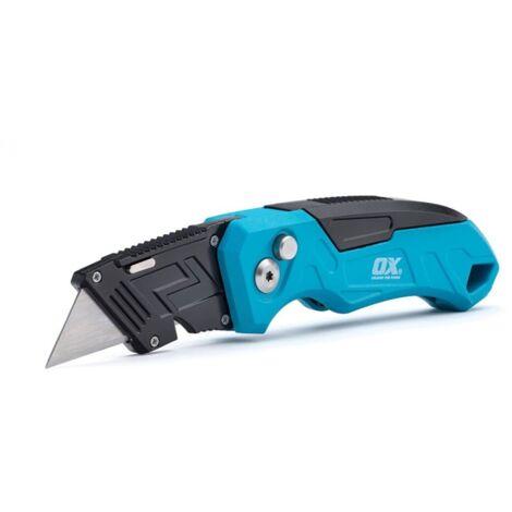 COUTEAU PLIANT A LAME FIXE ROBUSTE INCLUS 3 LAMES OX PRO P224301