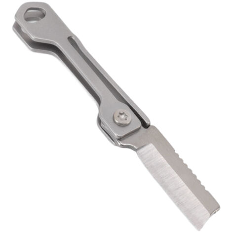 Couteau Pliant Multifonction Mini Chef avec Ouvre-Boîte et Porte-Clés en Acier Inoxydable
