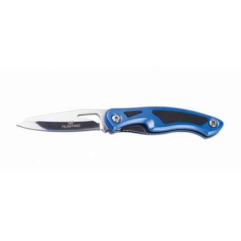 Couteau pliant SAFE BLUE lame inox - PLASTIMO -