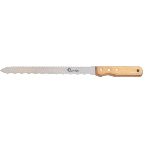 Couteau pour isolant avec manche en bois 415mm FORTIS 1 PCS