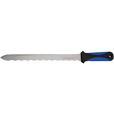 Couteau pour matériaux isolants longueur 420 mm L. des lames 280 mm Poignée bicomposant
