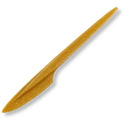 Couteau réutilisable en WPC 18 cm, lot de 100
