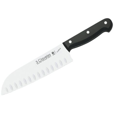 COUTEAU SANTOKU À LAME ALVÉOLÉE - 18 CM