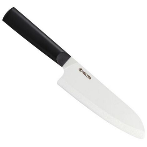 Couteau santoku lame céramique 16cm noir - Kyocera - TK-160WH-BK