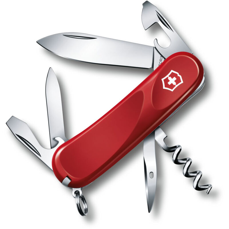 Victorinox - Couteau suisse de poche Evolution 10, avec 13 fonctions, avec lime et cure-ongles, manche en abs / Cellidor, 2.3803.