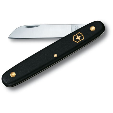 Couteau suisse Victorinox pour couper les fleurs, lame durable en acier inoxydable de 5,5 cm, manche en nylon de 10 cm, en différentes couleurs.