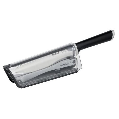 Couteau Tefal Chef Ever Sharp et Aiguiseur K2569004 16,5cm
