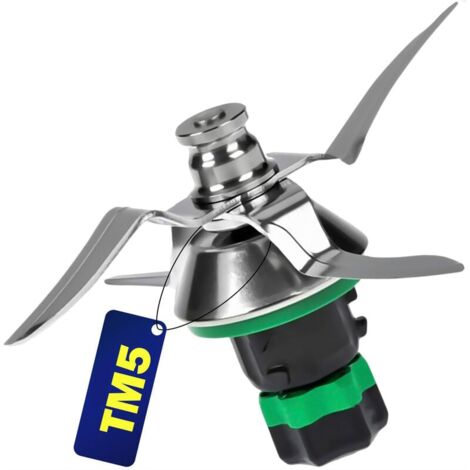 SNQ Couteau Thermomix TM5 Jeu de Couteaux et Joint - pour Vorwerk Thermomix TM5 Robot Cuisine - Accessoires cuisine et cuisson