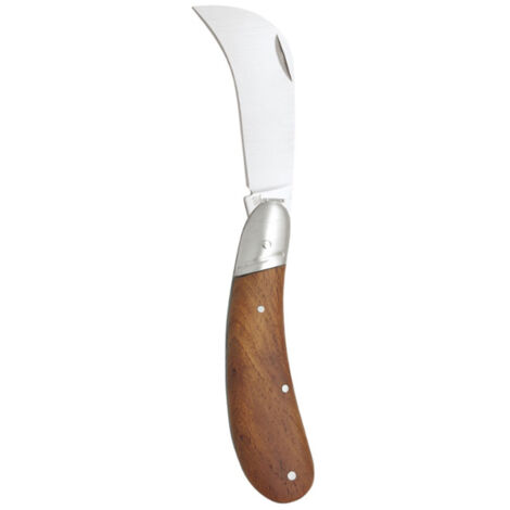Couteau tranchete en acier inoxydable avec manche en bois de 7,5 cm EL ZORRO