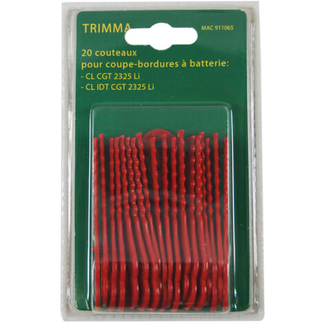 Couteau Trimma adaptable pour coupe bordure Gardif modèles: CL CGT 2325Li, CL IDT CGT 2325Li.