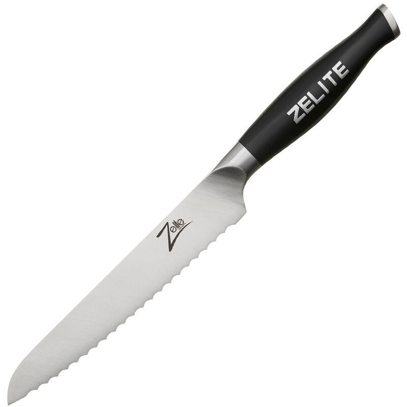Zelite Couteau Cuisine, Couteau de Chef en Acier Inoxydable Allemand, Kit Couteau Cuisine Professionnelle de 15,2 cm, Couteau de Chef Aiguisé,