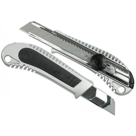 Couteau utilitaire Dedra m9010 lame 18 mm sécurisée
